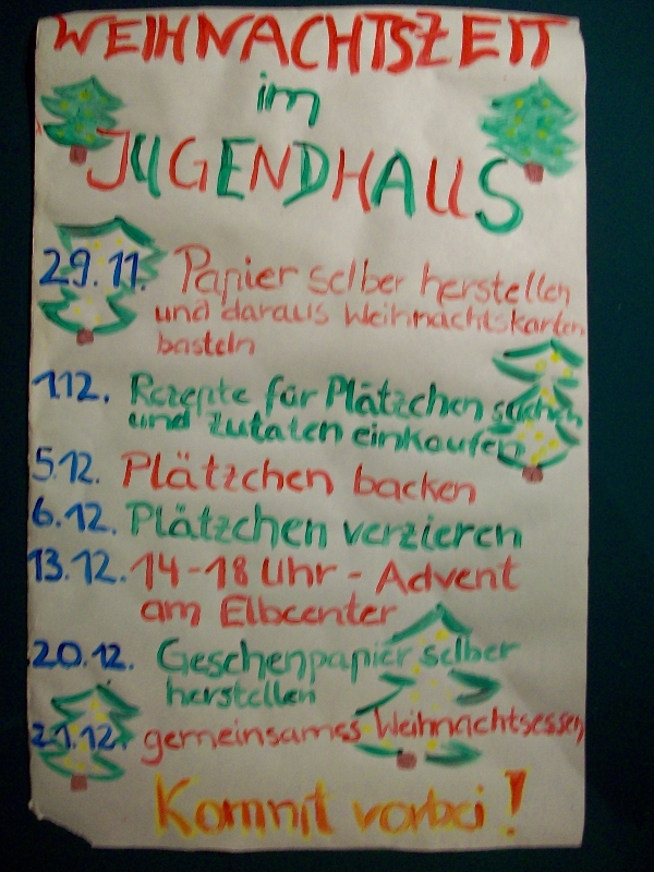 Weihnachtsprogramm