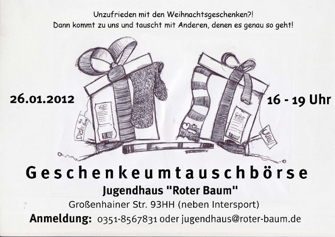 Lag mal wieder nicht das passende Geschenk unter dem Weihnachtsbaum??
