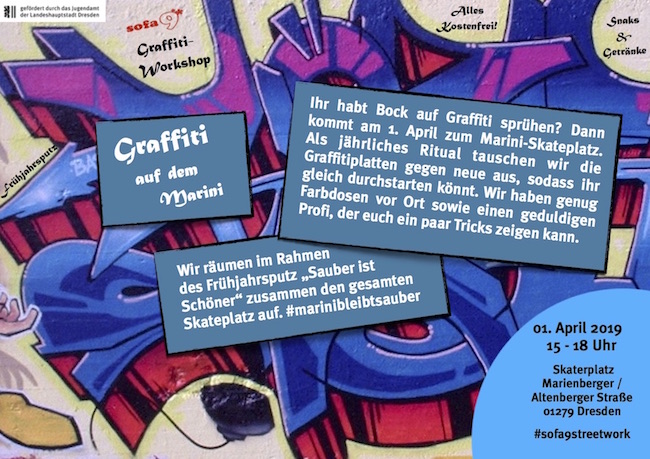 Sprühaktion auf dem Marini 01. April 2020