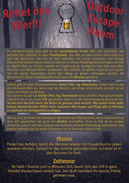 Escape Room Spiel