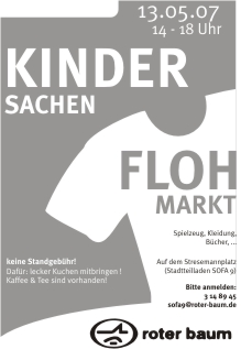 Kindersachenflohmarkt & SOFA - Labor